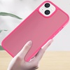image:imageTENOC Phone Case Compatible with iPhone 11 Pro Clear Case AntiYellowing Protective Bumper Hard Back Cover for 58 InchTranslucent Hot Pink