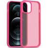 image:imageTENOC Phone Case Compatible with iPhone 11 Pro Clear Case AntiYellowing Protective Bumper Hard Back Cover for 58 InchTranslucent Hot Pink