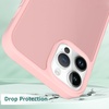 image:imageTENOC Phone Case Compatible with iPhone 11 Pro Clear Case AntiYellowing Protective Bumper Hard Back Cover for 58 InchTranslucent Pink