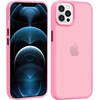 image:imageTENOC Phone Case Compatible with iPhone 11 Pro Clear Case AntiYellowing Protective Bumper Hard Back Cover for 58 InchTranslucent Pink