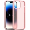 image:imageTENOC Phone Case Compatible with iPhone 11 Pro Clear Case AntiYellowing Protective Bumper Hard Back Cover for 58 InchTranslucent Pink