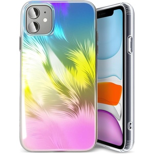 image:imageTENOC Phone Case Compatible with iPhone 11 Pro Clear Case AntiYellowing Protective Bumper Hard Back Cover for 58 InchClear Aesthetic