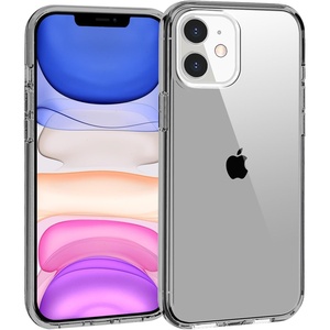 image:imageTENOC Phone Case Compatible with iPhone 11 Pro Clear Case AntiYellowing Protective Bumper Hard Back Cover for 58 InchClear Gray