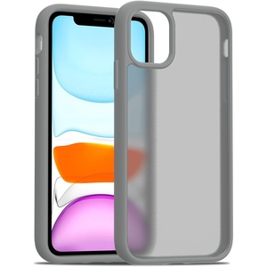 image:imageTENOC Phone Case Compatible with iPhone 11 Pro Clear Case AntiYellowing Protective Bumper Hard Back Cover for 58 InchDark Gray