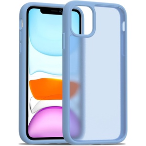 image:imageTENOC Phone Case Compatible with iPhone 11 Pro Clear Case AntiYellowing Protective Bumper Hard Back Cover for 58 InchSierra Blue