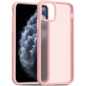 image:imageTENOC Phone Case Compatible with iPhone 11 Pro Clear Case AntiYellowing Protective Bumper Hard Back Cover for 58 InchTranslucent Pink