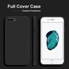 image:imageTENOC Phone Case Compatible with iPhone 7 Plus amp iPhone 8 Plus Black Case AntiFingerprint Protective Bumper Matte Cover for 55 InchBlack