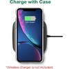 image:imageTENOC Phone Case Compatible with iPhone 7 Plus amp iPhone 8 Plus Black Case AntiFingerprint Protective Bumper Matte Cover for 55 InchClear