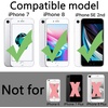 image:imageTENOC Phone Case Compatible with iPhone 7 Plus amp iPhone 8 Plus Black Case AntiFingerprint Protective Bumper Matte Cover for 55 InchClear AntiYellowing