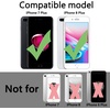 image:imageTENOC Phone Case Compatible with iPhone 7 Plus amp iPhone 8 Plus Black Case AntiFingerprint Protective Bumper Matte Cover for 55 InchClear AntiYellowing