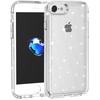 image:imageTENOC Phone Case Compatible with iPhone 7 Plus amp iPhone 8 Plus Black Case AntiFingerprint Protective Bumper Matte Cover for 55 InchClear Glitter