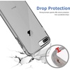 image:imageTENOC Phone Case Compatible with iPhone 7 Plus amp iPhone 8 Plus Black Case AntiFingerprint Protective Bumper Matte Cover for 55 InchClear Gray