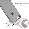 image:imageTENOC Phone Case Compatible with iPhone 7 Plus amp iPhone 8 Plus Black Case AntiFingerprint Protective Bumper Matte Cover for 55 InchClear Gray