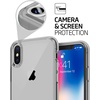image:imageTENOC Phone Case Compatible with iPhone 7 Plus amp iPhone 8 Plus Black Case AntiFingerprint Protective Bumper Matte Cover for 55 InchClear Gray
