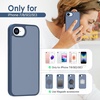 image:imageTENOC Phone Case Compatible with iPhone 7 Plus amp iPhone 8 Plus Black Case AntiFingerprint Protective Bumper Matte Cover for 55 InchDark Blue