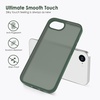 image:imageTENOC Phone Case Compatible with iPhone 7 Plus amp iPhone 8 Plus Black Case AntiFingerprint Protective Bumper Matte Cover for 55 InchForest Green