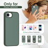 image:imageTENOC Phone Case Compatible with iPhone 7 Plus amp iPhone 8 Plus Black Case AntiFingerprint Protective Bumper Matte Cover for 55 InchForest Green