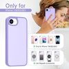 image:imageTENOC Phone Case Compatible with iPhone 7 Plus amp iPhone 8 Plus Black Case AntiFingerprint Protective Bumper Matte Cover for 55 InchLight Purple