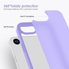 image:imageTENOC Phone Case Compatible with iPhone 7 Plus amp iPhone 8 Plus Black Case AntiFingerprint Protective Bumper Matte Cover for 55 InchLight Purple