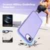 image:imageTENOC Phone Case Compatible with iPhone 7 Plus amp iPhone 8 Plus Black Case AntiFingerprint Protective Bumper Matte Cover for 55 InchLight Purple