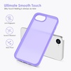 image:imageTENOC Phone Case Compatible with iPhone 7 Plus amp iPhone 8 Plus Black Case AntiFingerprint Protective Bumper Matte Cover for 55 InchLight Purple