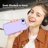 image:imageTENOC Phone Case Compatible with iPhone 7 Plus amp iPhone 8 Plus Black Case AntiFingerprint Protective Bumper Matte Cover for 55 InchLight Purple