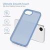 image:imageTENOC Phone Case Compatible with iPhone 7 Plus amp iPhone 8 Plus Black Case AntiFingerprint Protective Bumper Matte Cover for 55 InchSierra Blue