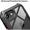 image:imageTENOC Phone Case Compatible with iPhone SE 2nd 2020 and 3rd 2022 Generation amp iPhone 7 amp iPhone 8 Clear Case Black Protective Bumper NonYellowing Cover for 47 Inch