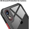 image:imageTENOC Phone Case Compatible with iPhone XR Clear Case Black Protective Bumper NonYellowing Cover for 61 Inch