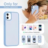 image:imageTENOC Phone Case Compatible with iPhone 13 amp iPhone 14 Black Case AntiFingerprint Protective Bumper Matte Cover for 61 InchSierra Blue