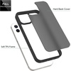 image:imageTENOC Phone Case Compatible with iPhone 13 amp iPhone 14 Black Case AntiFingerprint Protective Bumper Matte Cover for 61 InchTranslucent Black