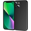 image:imageTENOC Camera Lens Protector for iPhone 13 9H Tempered Glass Camera Screen Cover Black Metal Individual Ring