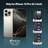 image:imageTENOC Phone Case Compatible with iPhone 15 Black Case AntiFingerprint Protective Bumper Matte Cover for 61 InchBlack