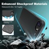 image:imageTENOC Phone Case Compatible with iPhone 15 Black Case AntiFingerprint Protective Bumper Matte Cover for 61 InchBlack