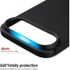 image:imageTENOC Phone Case Compatible with iPhone 15 Black Case AntiFingerprint Protective Bumper Matte Cover for 61 InchBlack