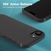 image:imageTENOC Phone Case Compatible with iPhone 15 Black Case AntiFingerprint Protective Bumper Matte Cover for 61 InchBlack