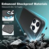 image:imageTENOC Phone Case Compatible with iPhone 15 Black Case AntiFingerprint Protective Bumper Matte Cover for 61 InchBlack