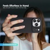 image:imageTENOC Phone Case Compatible with iPhone 15 Black Case AntiFingerprint Protective Bumper Matte Cover for 61 InchBlack