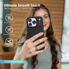 image:imageTENOC Phone Case Compatible with iPhone 15 Black Case AntiFingerprint Protective Bumper Matte Cover for 61 InchBlack