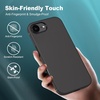 image:imageTENOC Phone Case Compatible with iPhone 15 Black Case AntiFingerprint Protective Bumper Matte Cover for 61 InchBlack