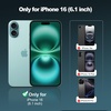 image:imageTENOC Phone Case Compatible with iPhone 15 Black Case AntiFingerprint Protective Bumper Matte Cover for 61 InchBlack