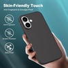 image:imageTENOC Phone Case Compatible with iPhone 15 Black Case AntiFingerprint Protective Bumper Matte Cover for 61 InchBlack