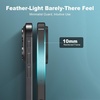 image:imageTENOC Phone Case Compatible with iPhone 15 Black Case AntiFingerprint Protective Bumper Matte Cover for 61 InchBlack