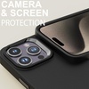 image:imageTENOC Phone Case Compatible with iPhone 15 Black Case AntiFingerprint Protective Bumper Matte Cover for 61 InchBlack
