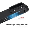 image:imageTENOC Phone Case Compatible with iPhone 15 Black Case AntiFingerprint Protective Bumper Matte Cover for 61 InchBlack