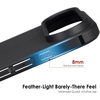 image:imageTENOC Phone Case Compatible with iPhone 15 Black Case AntiFingerprint Protective Bumper Matte Cover for 61 InchBlack