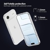 image:imageTENOC Phone Case Compatible with iPhone 15 Black Case AntiFingerprint Protective Bumper Matte Cover for 61 InchClear