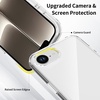 image:imageTENOC Phone Case Compatible with iPhone 15 Black Case AntiFingerprint Protective Bumper Matte Cover for 61 InchClear