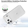 image:imageTENOC Phone Case Compatible with iPhone 15 Black Case AntiFingerprint Protective Bumper Matte Cover for 61 InchClear