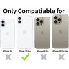 image:imageTENOC Phone Case Compatible with iPhone 15 Black Case AntiFingerprint Protective Bumper Matte Cover for 61 InchClear
